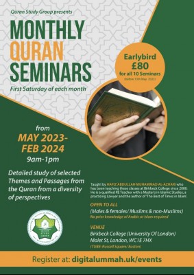 QSG MONTHLY QURAN SEMINARS