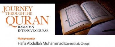 15TH ANNUAL 'JOURNEY THROUGH THE QURAN 2022' COURSE (QSG)